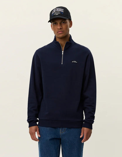 PATCH HALZ-ZIP SWEATSHIRT NAVY