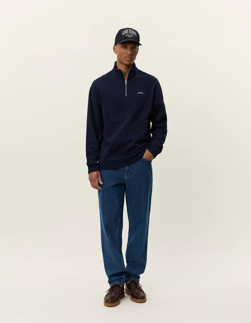 PATCH HALZ-ZIP SWEATSHIRT NAVY