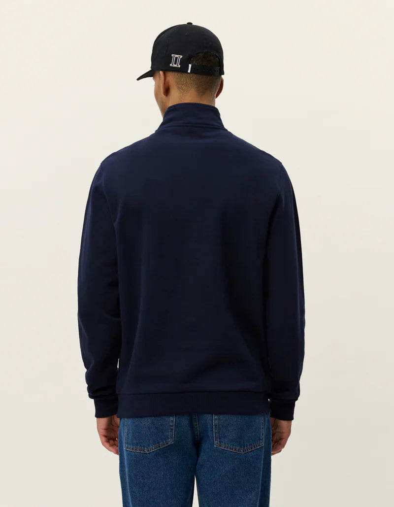 PATCH HALZ-ZIP SWEATSHIRT NAVY