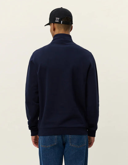 PATCH HALZ-ZIP SWEATSHIRT NAVY