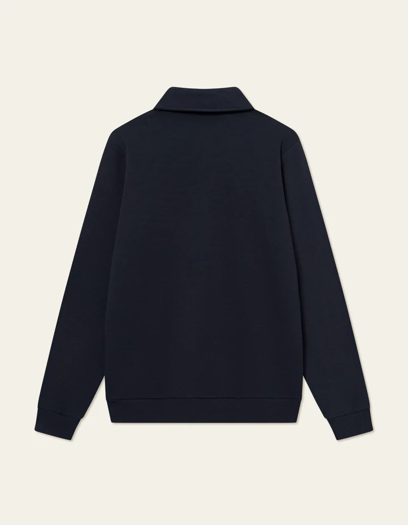 BEN POLO PIQUE SWEATSHIRT DARK NAVY