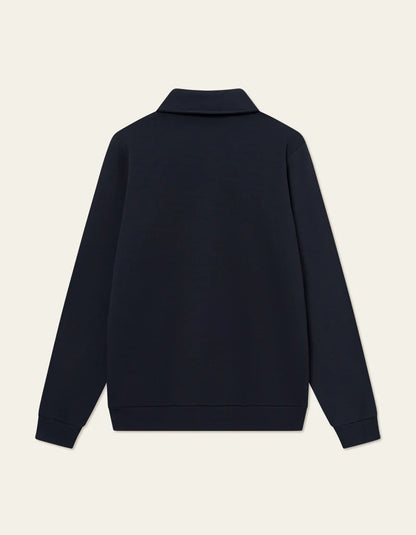 BEN POLO PIQUE SWEATSHIRT DARK NAVY