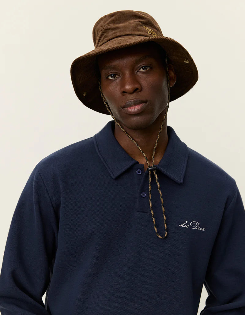 BEN POLO PIQUE SWEATSHIRT DARK NAVY