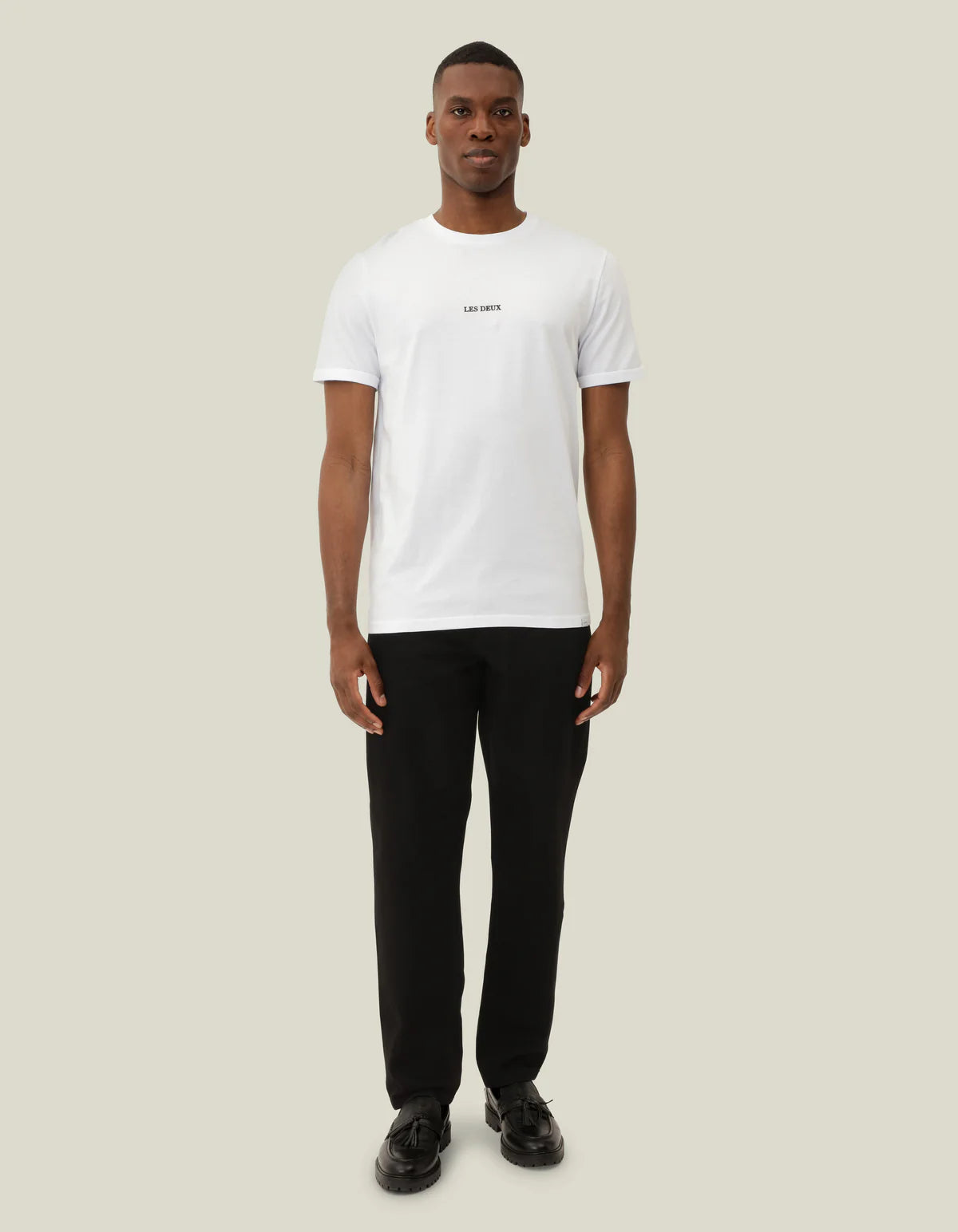 LENS T-SHIRT WHITE/BLACK