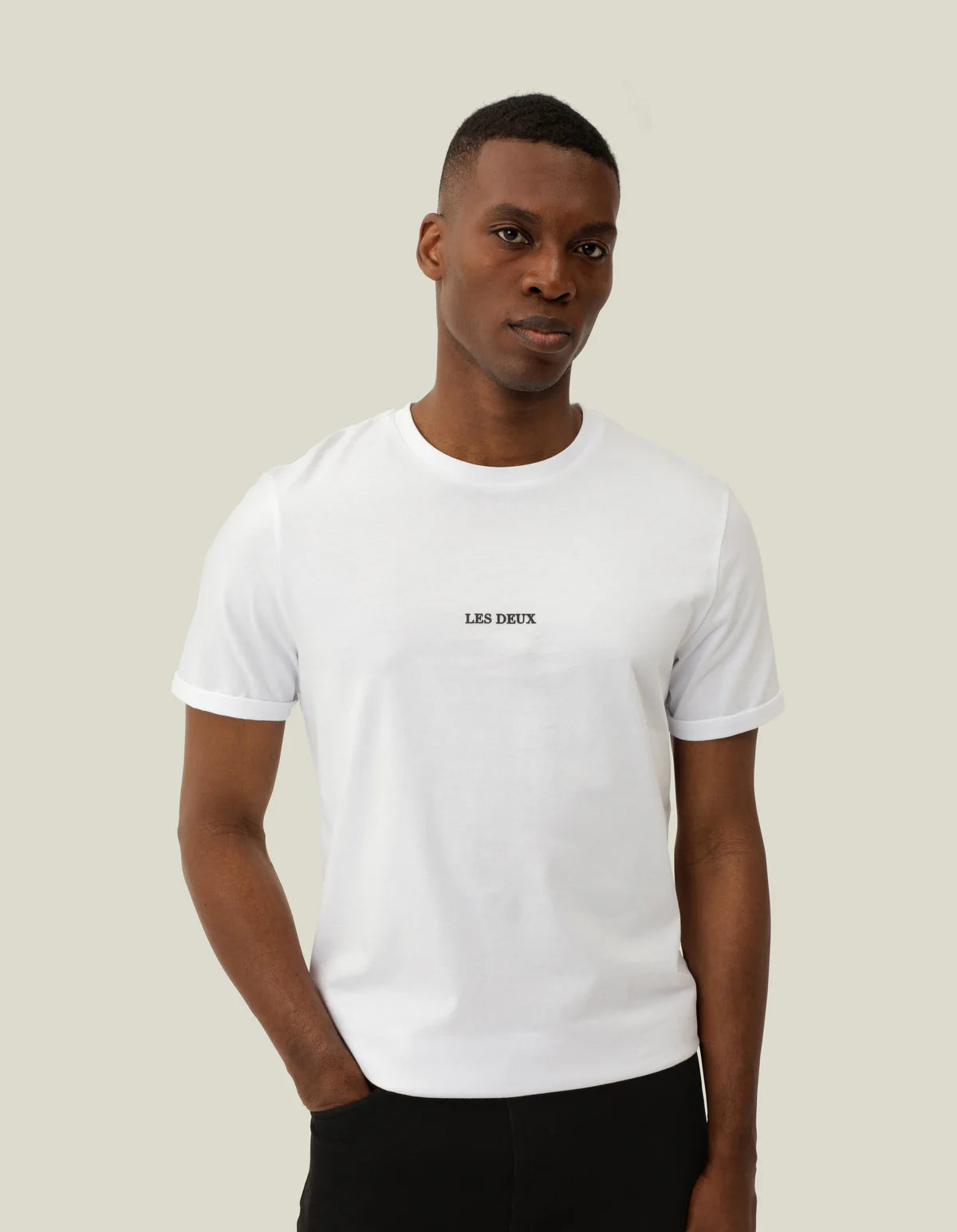 LENS T-SHIRT WHITE/BLACK