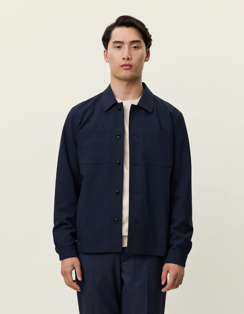 MARSEILLE TEXTURED JACKET NAVY