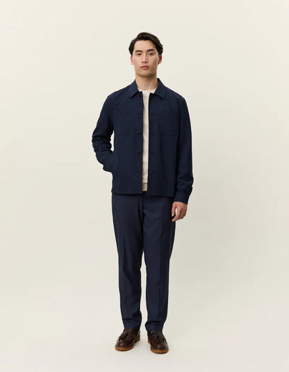 MARSEILLE TEXTURED JACKET NAVY