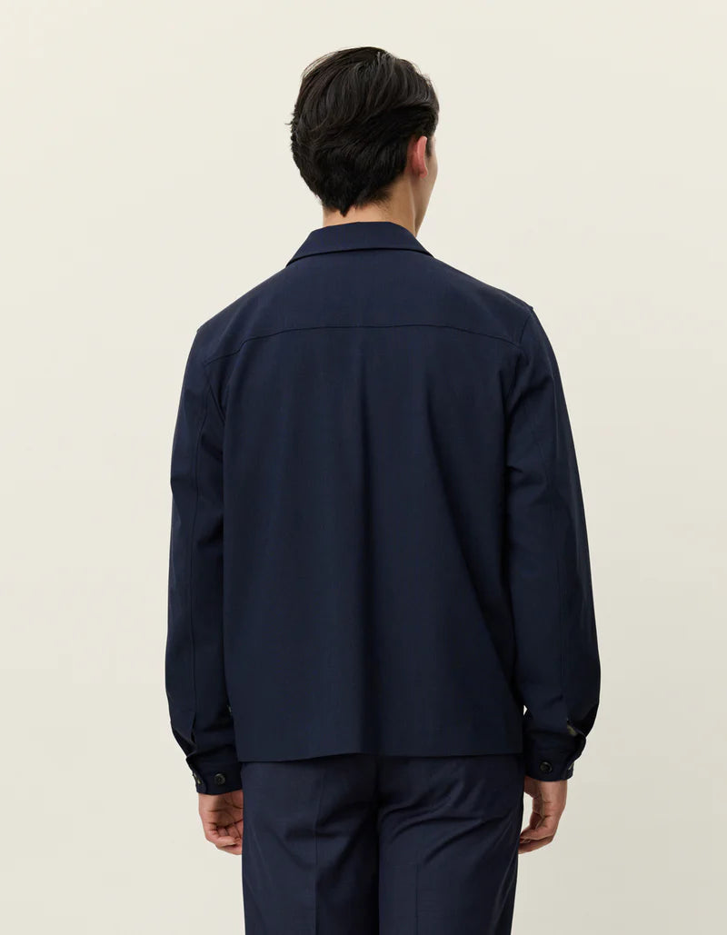 MARSEILLE TEXTURED JACKET NAVY