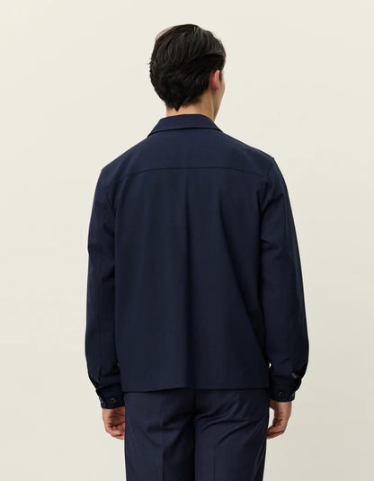 MARSEILLE TEXTURED JACKET NAVY