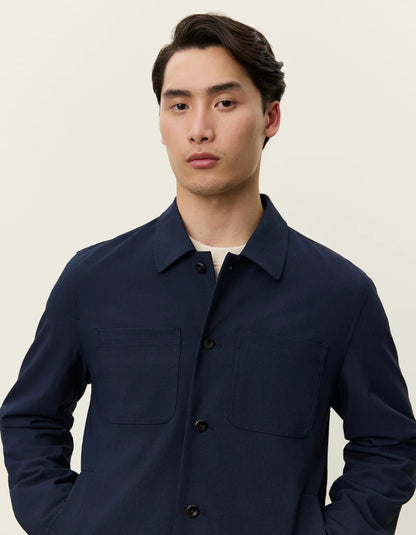 MARSEILLE TEXTURED JACKET NAVY