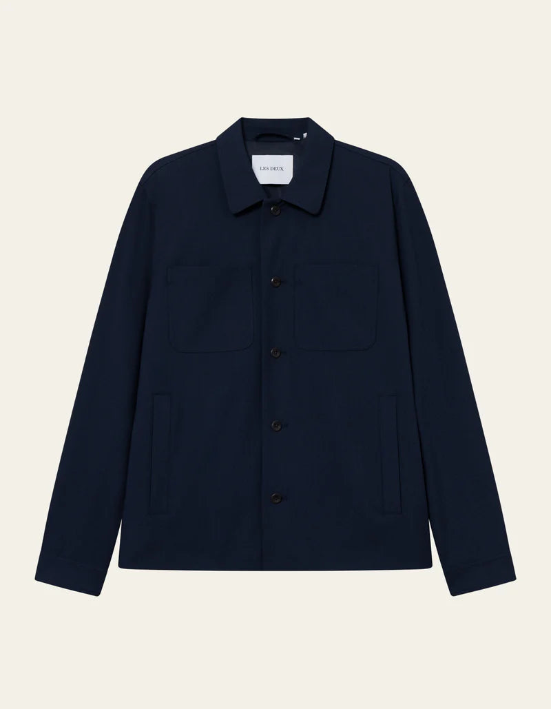 MARSEILLE TEXTURED JACKET NAVY