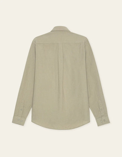 KONRAD COTTON LINEN SHIRT SAND
