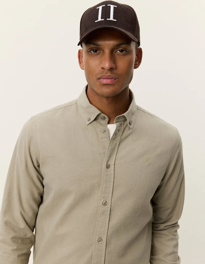 KONRAD COTTON LINEN SHIRT SAND