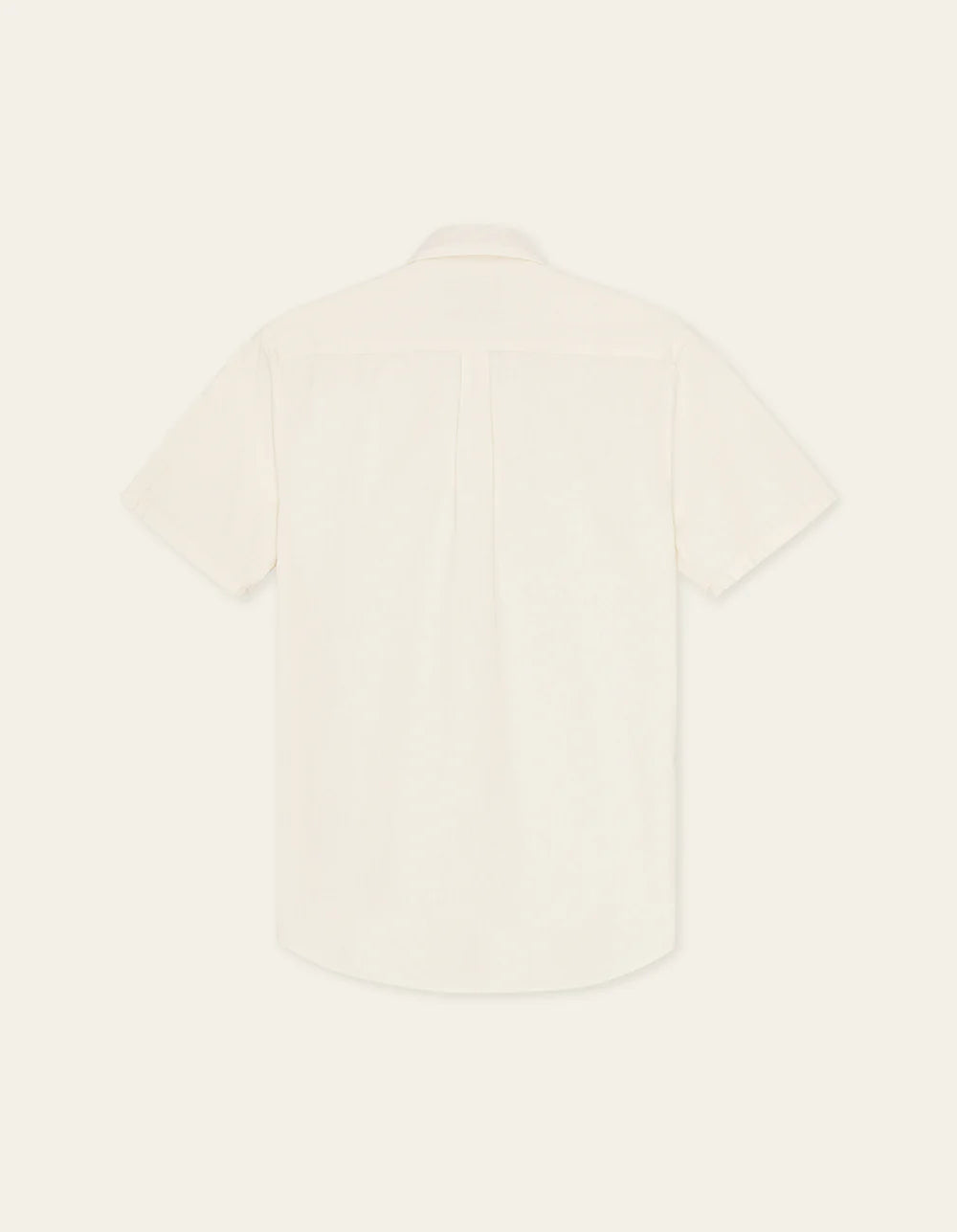 KONRAD COTTON LINEN SS SHIRT WHITE