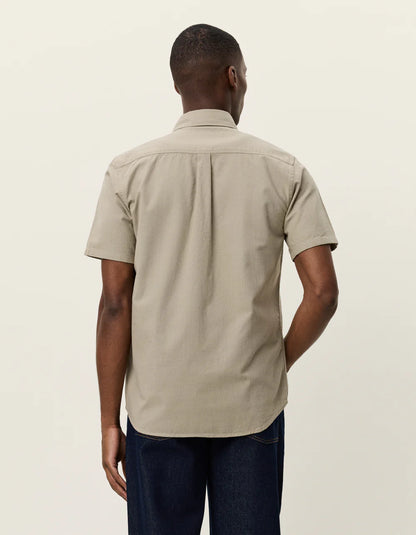 KONRAD COTTON LINEN SS SHIRT SAND