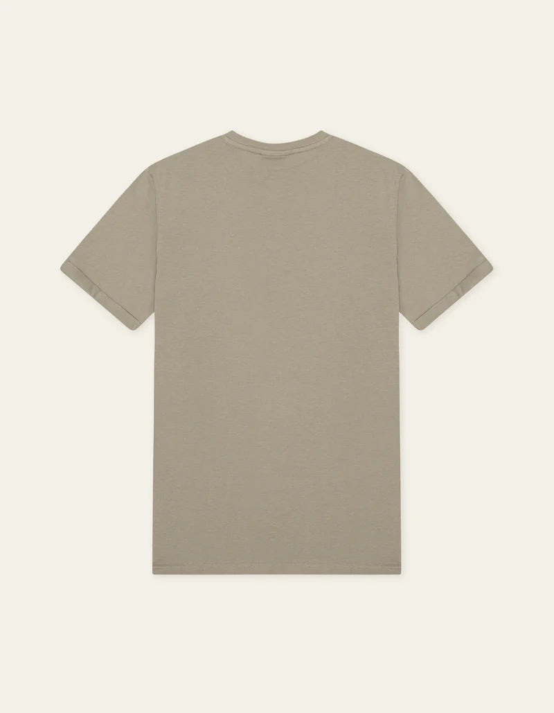 NORREGARD CONTRAST T-SHIRT LAUREL OAK SAND