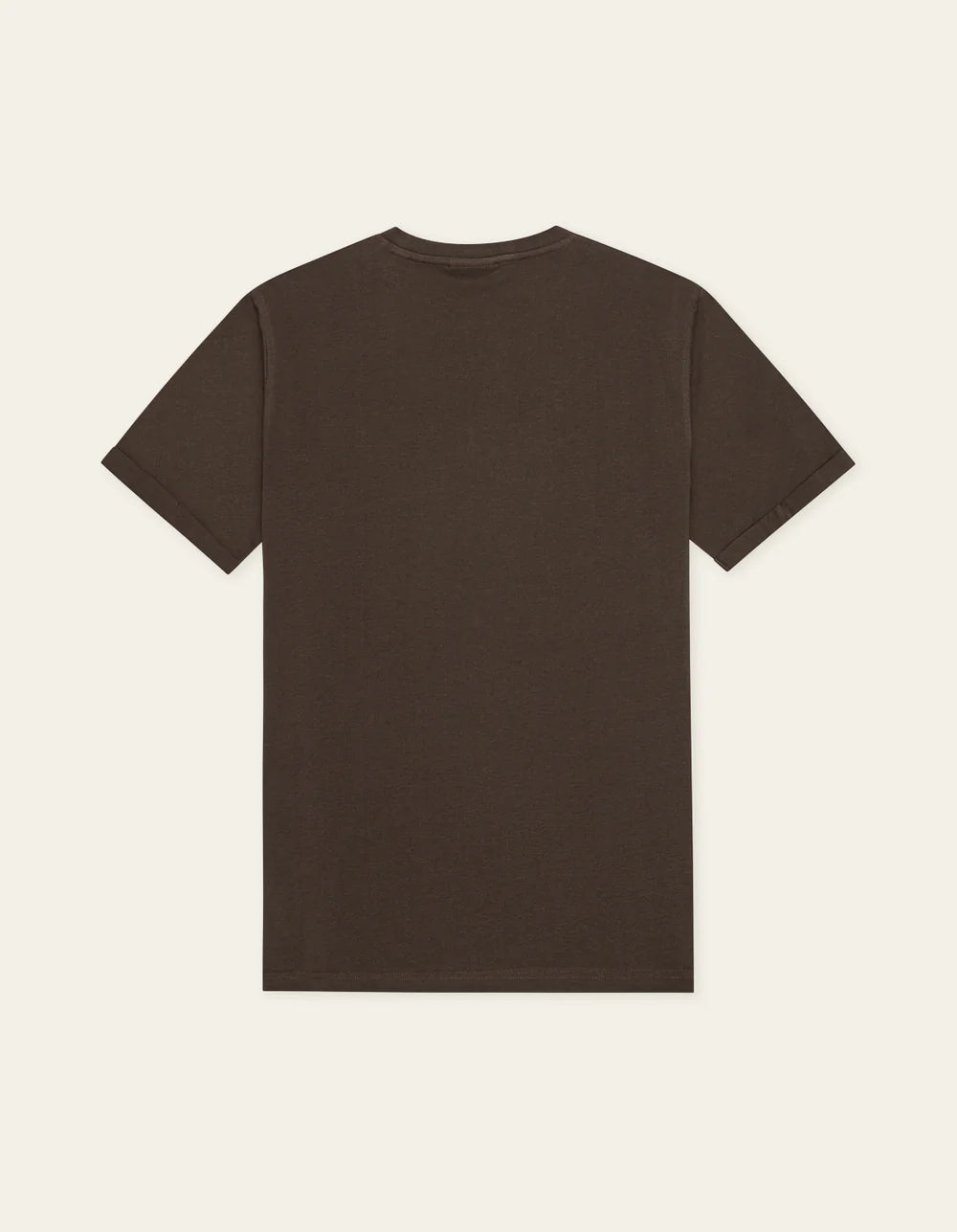 NORREGARD CONTRAST T-SHIRT TURKISH COFFEE BROWN