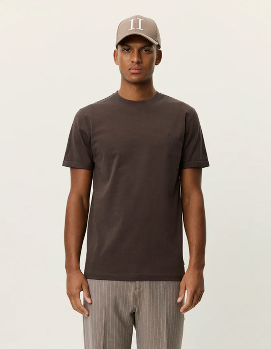 NORREGARD CONTRAST T-SHIRT TURKISH COFFEE BROWN