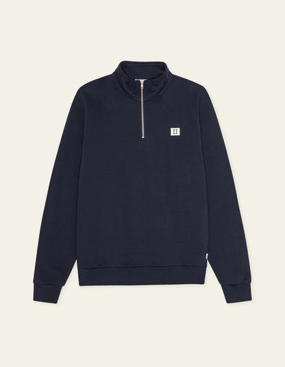 PATCH HALZ-ZIP SWEATSHIRT NAVY