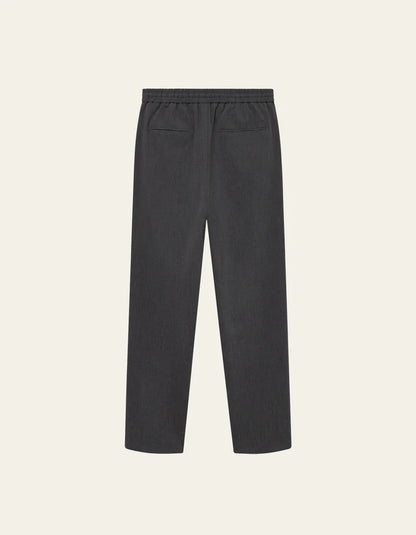 COMO TAPERED TEXTURED PANTS DARK GREY