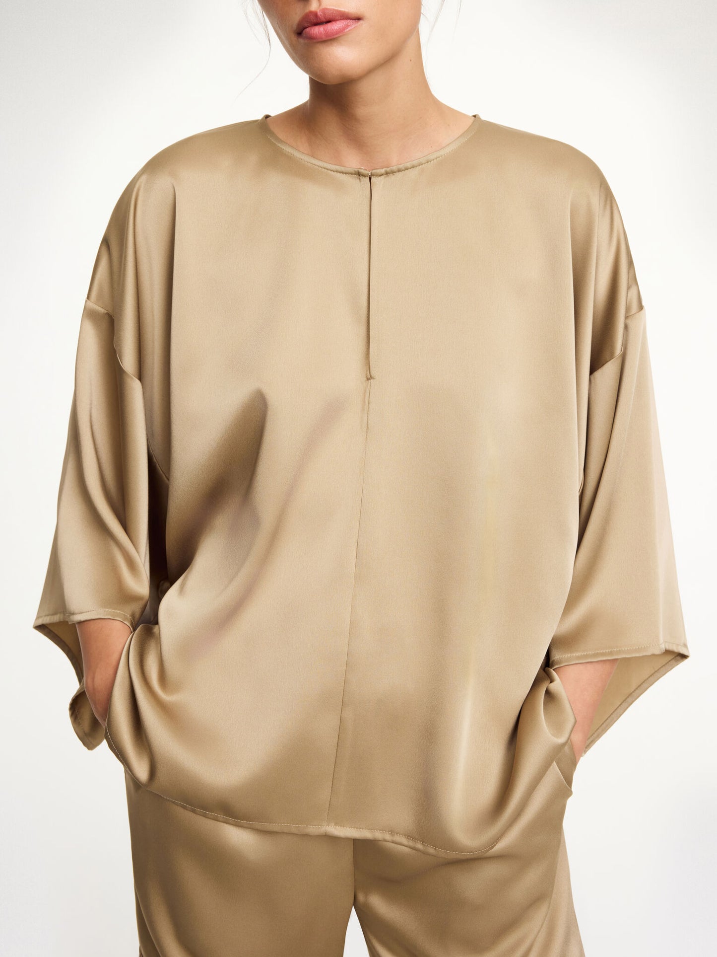 CICIE BLOUSE KELP