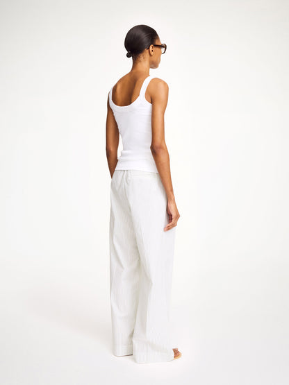 FRILLIO TOP WHITE