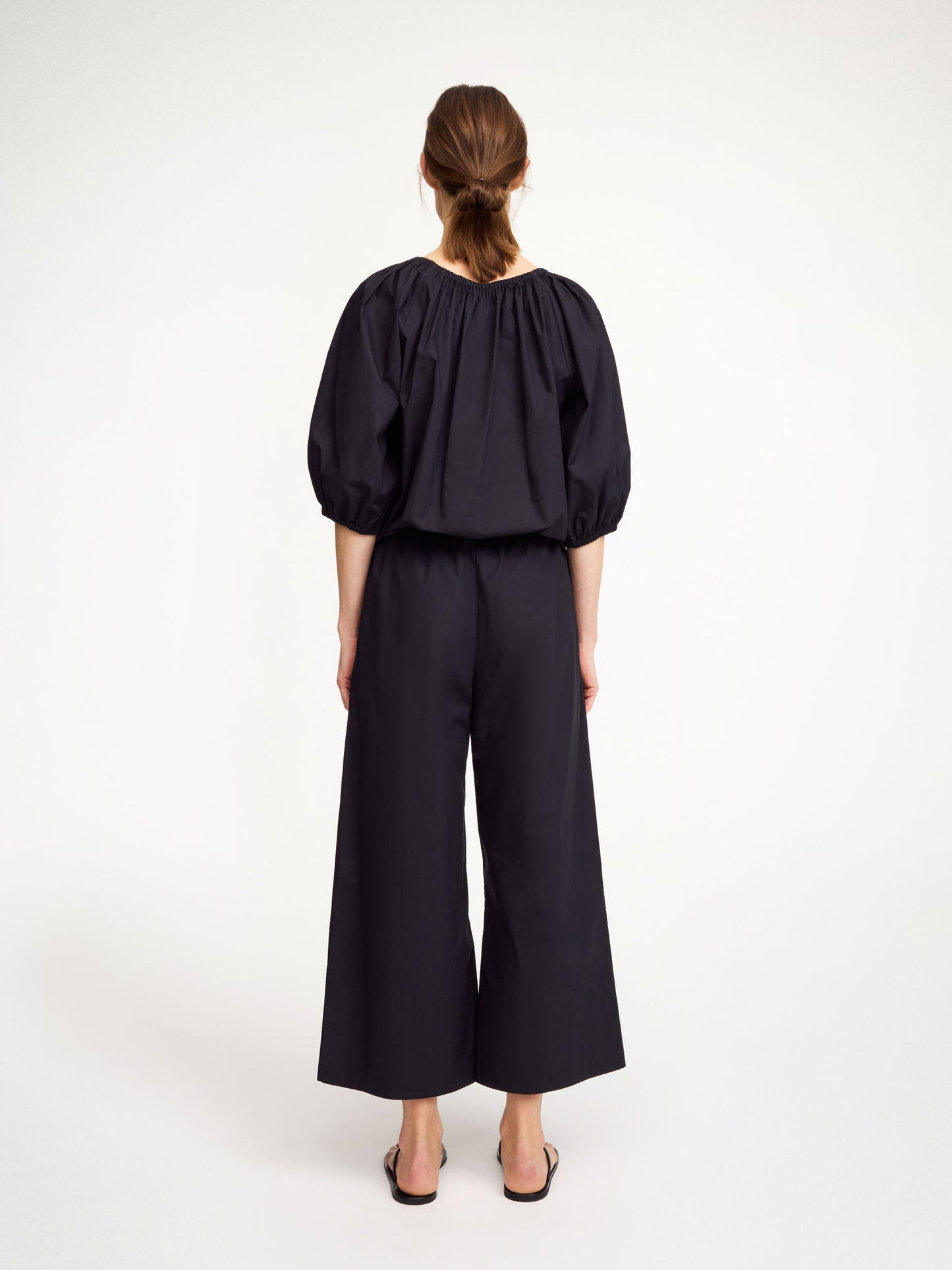 LELOW COTTON BLOUSE BLACK