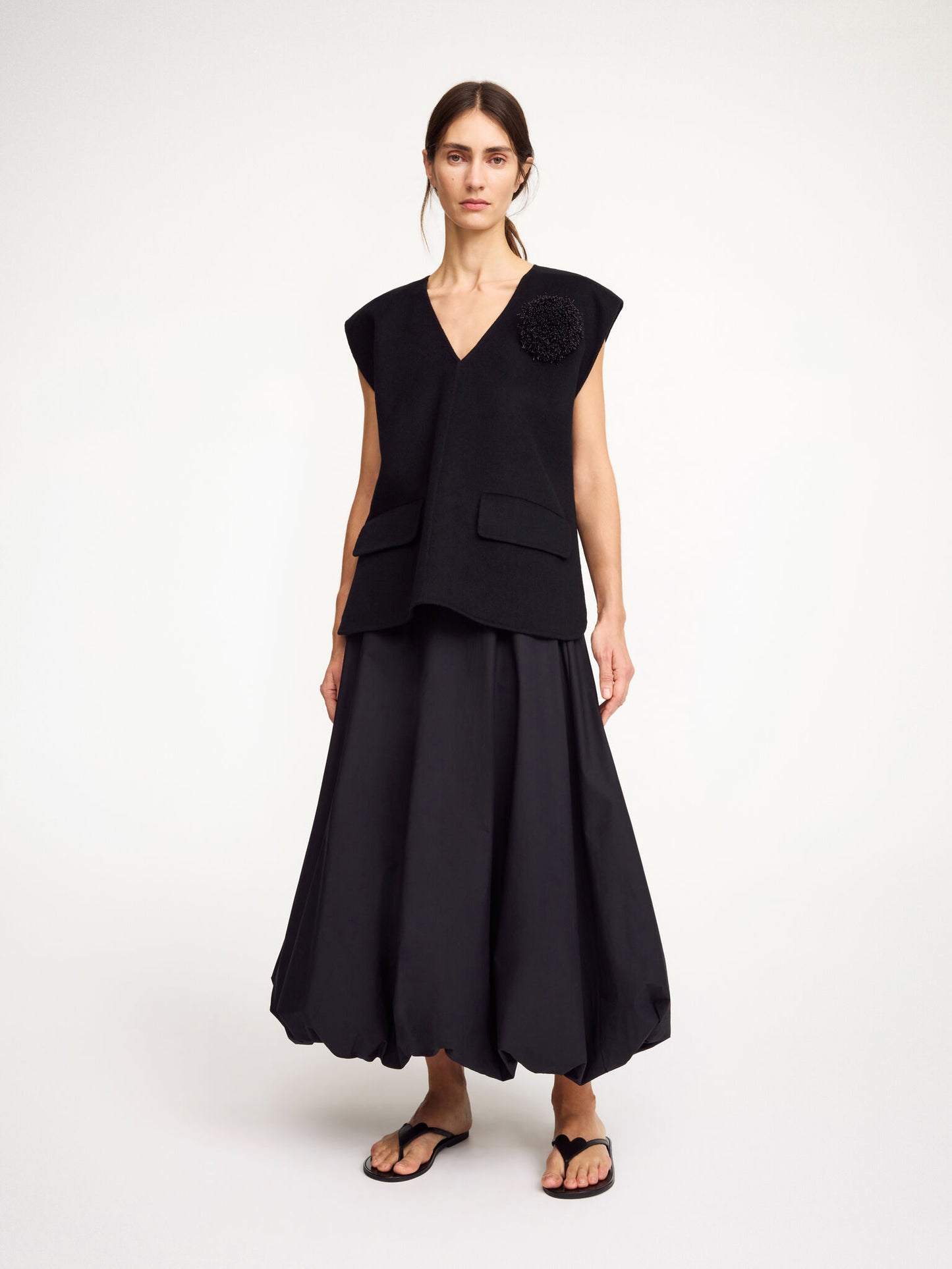 AUBREY COTTON SKIRT BLACK