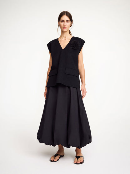 AUBREY COTTON SKIRT BLACK