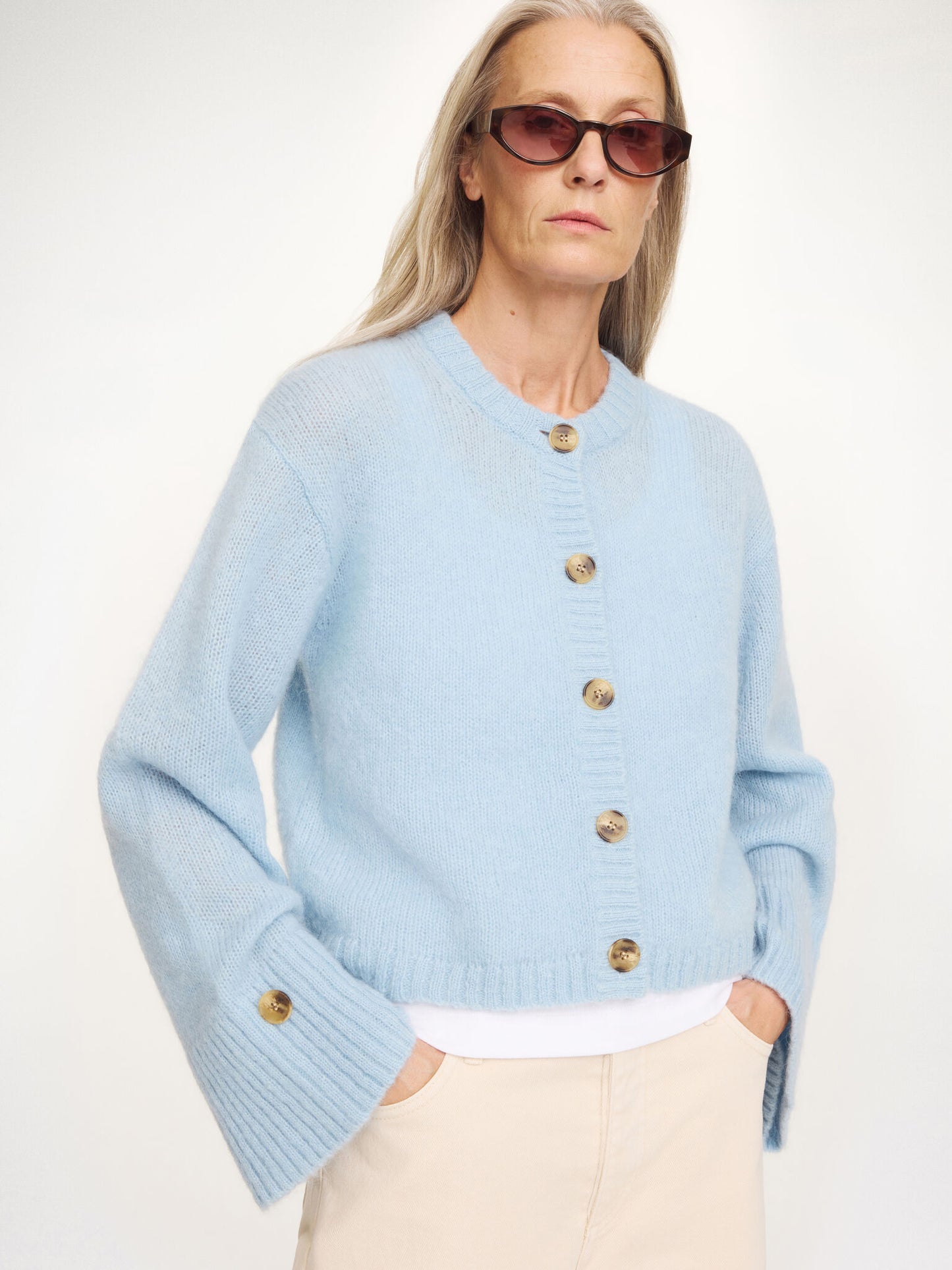 CIERROU SOFT CARDIGAN DREAM BLUE