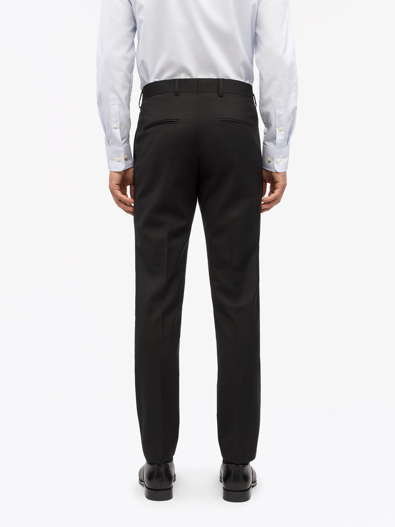 TENUTA SLIM-FIT TROUSER BLACK