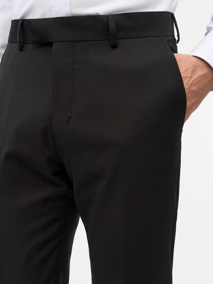 TENUTA SLIM-FIT TROUSER BLACK