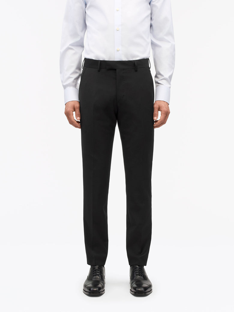 TENUTA SLIM-FIT TROUSER BLACK