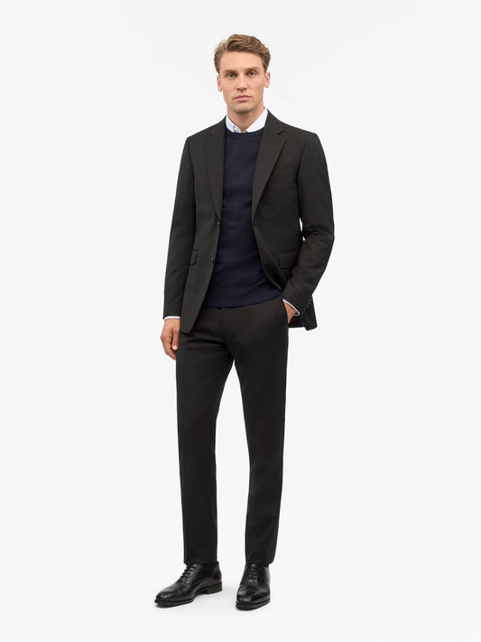 TENUTA SLIM-FIT TROUSER BLACK