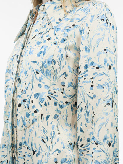LEONER PRINTED DRESS