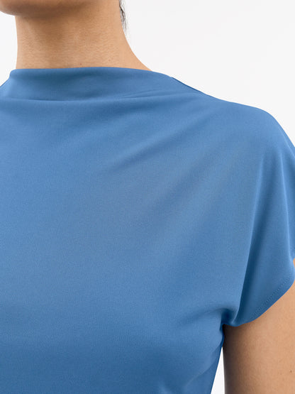 ALITTA CAP-SLEEVE TOP DREAM BLUE