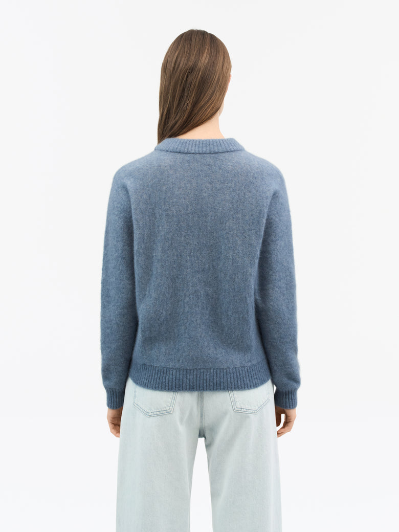 GWYNN MOHAIR-MERINO PULLOVER