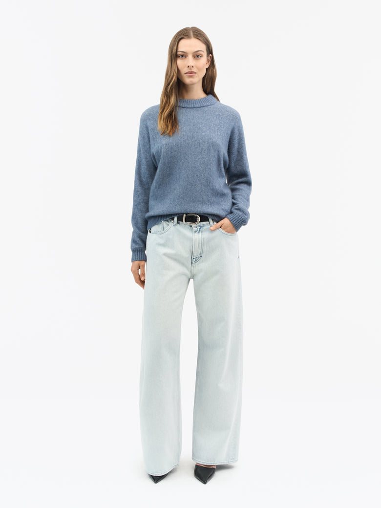 GWYNN MOHAIR-MERINO PULLOVER