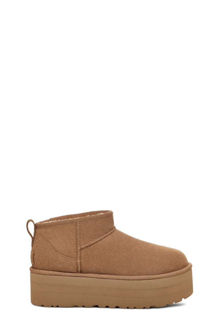 W CLASSIC ULTRA MINI PLATFORM BOOT CHESTNUT