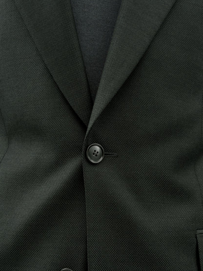 EASE SLIM-FIT BLAZER DARK GREEN