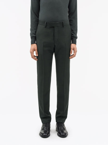 TENUTA SLIM-FIT TROUSER DARK GREEN