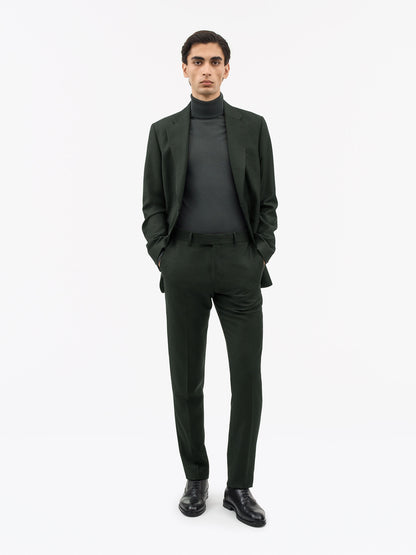 TENUTA SLIM-FIT TROUSER DARK GREEN