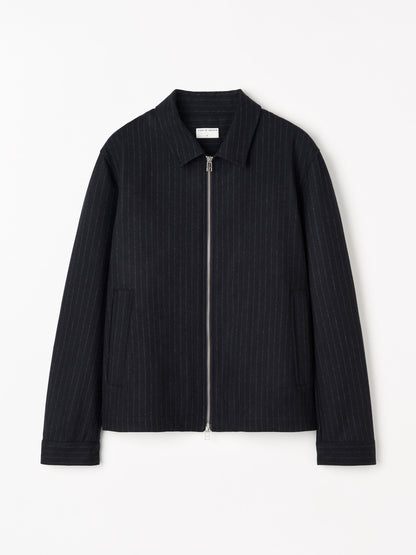 BARNABY C PINSTRIPE SHIRT JACKET