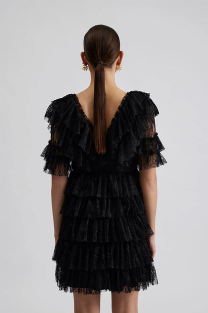 SKY MINI DRESS BLACK