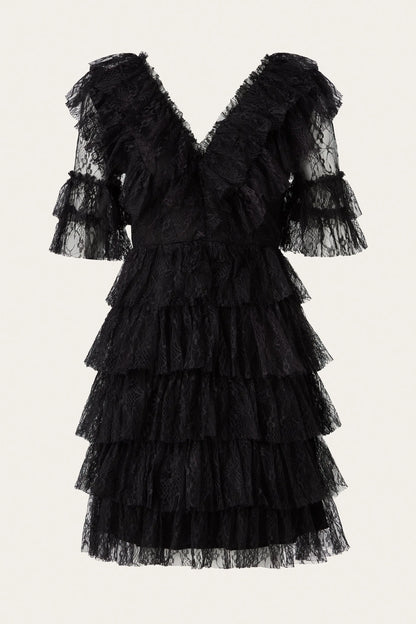 SKY MINI DRESS BLACK