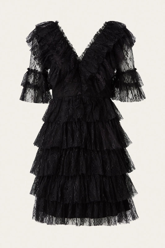 SKY MINI DRESS BLACK