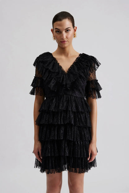 SKY MINI DRESS BLACK