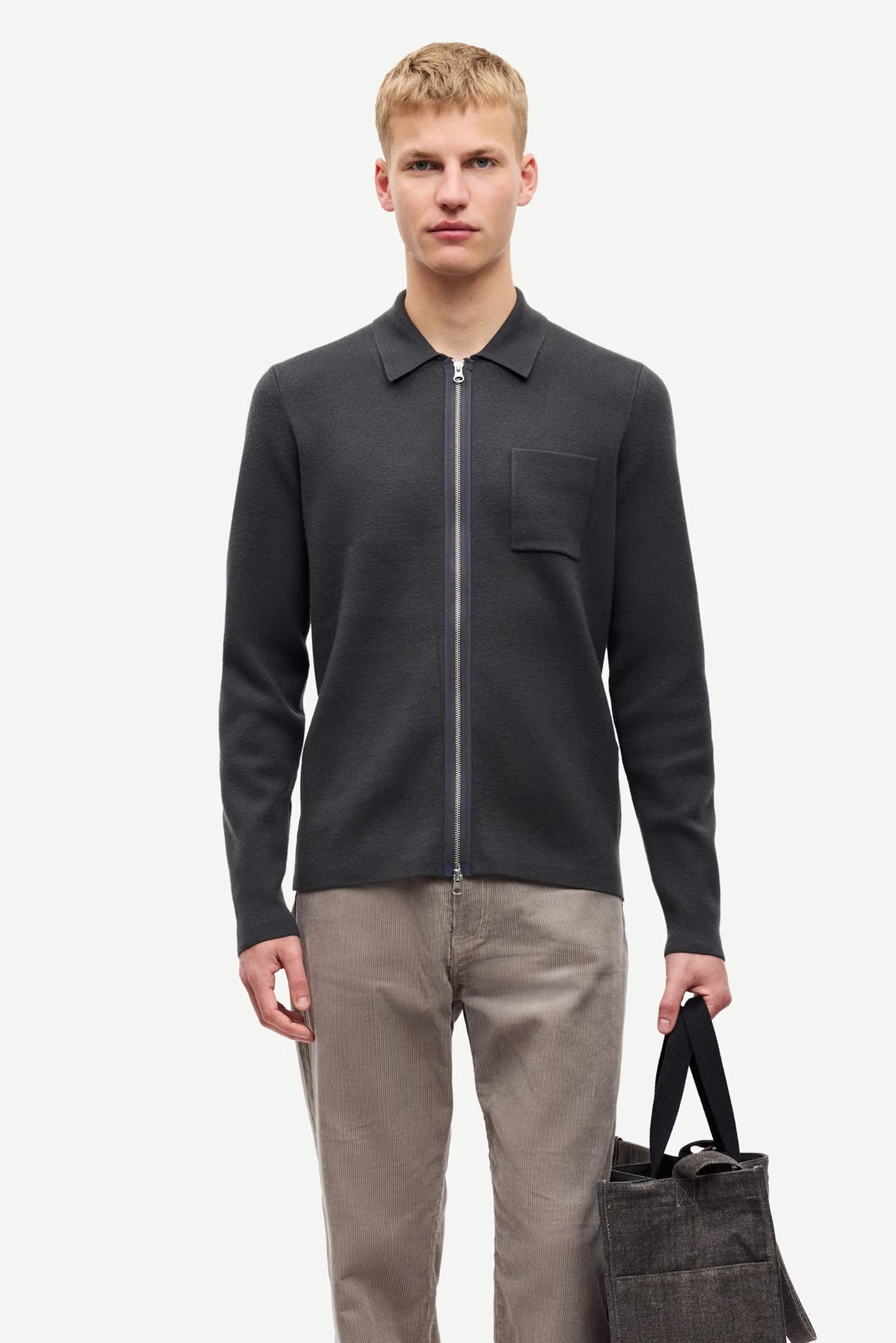 GUNA X ZIP 10490 BLACK OYSTER