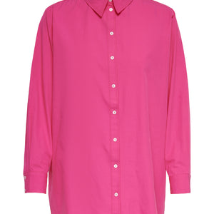 CURLY LANG SKJORTE ROSA