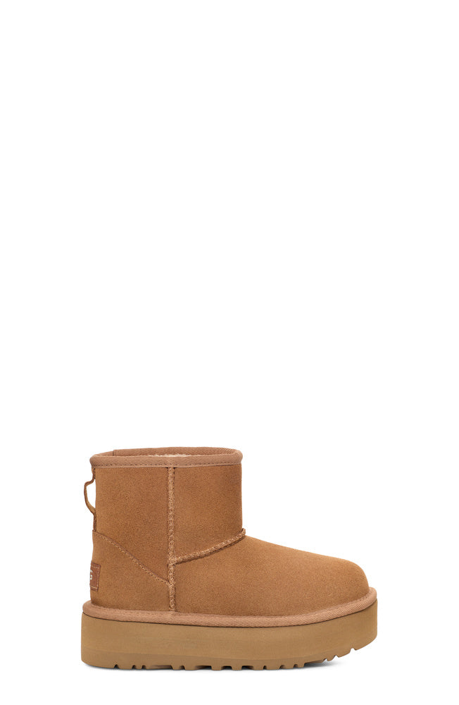 W CLASSIC MINI PLATFORM BOOT CHESTNUT